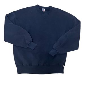 Russel Athletic 90s Vintage Navy Blue Crewneck Sweatshirt